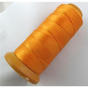 Orange Nylon cord, approx 0.9-1mm, 200meter per roll