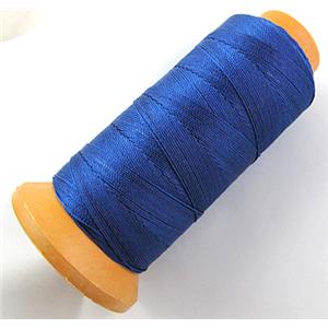 Blue Nylon cord, approx 0.9-1mm, 200meter per roll