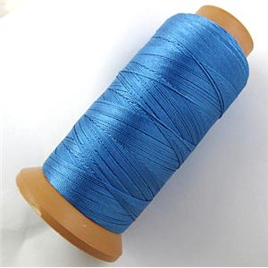 Nylon cord, blue, 0.4mm, approx 700meter per roll