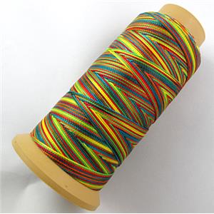 Colorful Nylon cord, approx 0.5mm, 450meter per roll