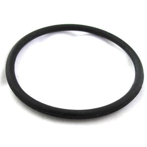Jewelry making necklace bracelet, rubber, black, 4mm thick, 70mm dia