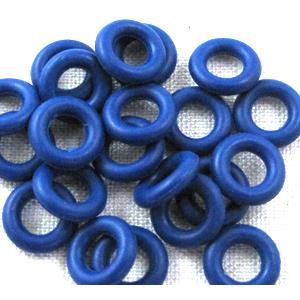 Lapsblue Rubber Stopper Beads, 8mm dia, 3.2mm hole