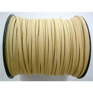 Synthetic Suede Cord, approx 3mm wide, 100yards per roll