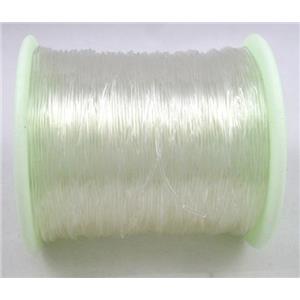 round Crystal Wire, stretchy, clear, 0.8mm thickness, approx 120m per rolls