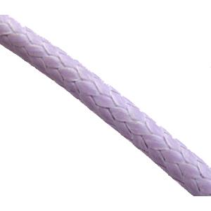 waxed cord, round, jewelry binding, lavender, 2mm dia, 100yard per rolls
