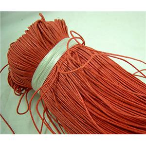 Red Jewelry Binding Waxed Wire, 2mm dia, approx 400meters