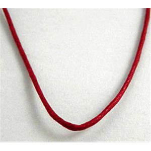 Deep Red Jewelry Binding Waxed Wire, 1.0mm dia, approx 800meters