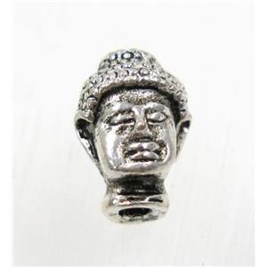 tibetan silver alloy buddha beads, non-nickel, approx 9.5x13mm
