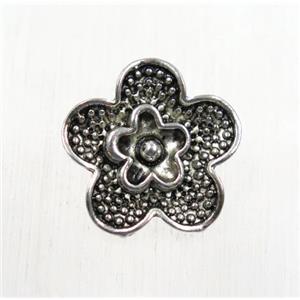 tibetan silver beads, Zinc alloy, non-nickel, approx 17mm dia
