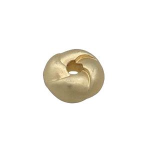 Tibetan Style Zinc Rondelle Beads Hot Wheels Duck Gold, approx 8mm
