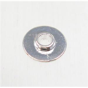 tibetan silver zinc beads, non-nickel, approx 8mm dia