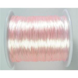 stretchy Crystal Thread, light pink, 16.2meters per roll