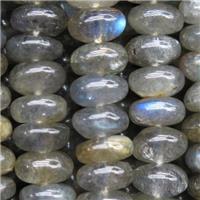 rondelle Labradorite beads, approx 4x8mm