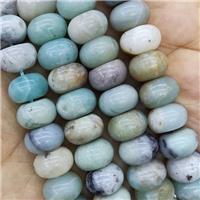 Chinese Amazonite Rondelle Beads, approx 6x10mm