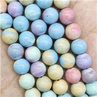 Multicolor Alashan Agate Beads Smooth Round, approx 8mm dia