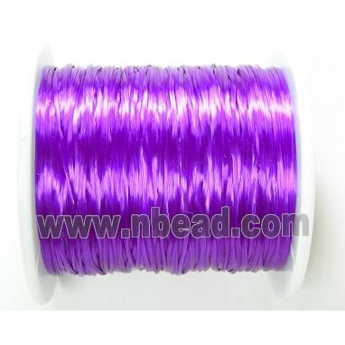 stretchy Crystal wire, flat, violet