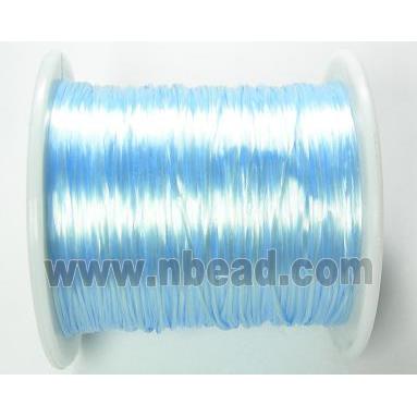 stretchy Crystal wire, flat, blue
