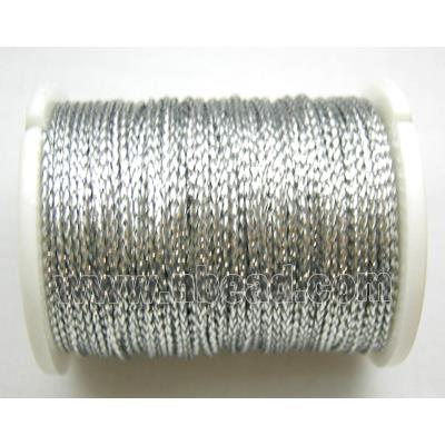 Metallic Cord, Silver