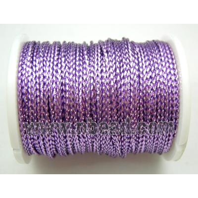 Metallic Cord, Lavender