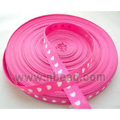 Hot Pink Satin Ribbon