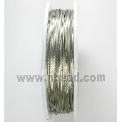 Jewelry binding wire Tiger tail, silver color