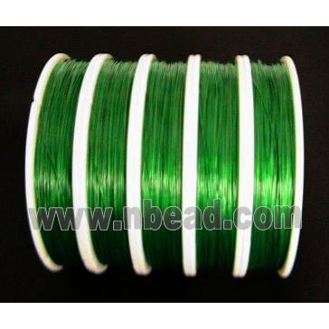 Jewelry binding wire Tiger tail green