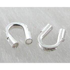 Wire Thimble Protectors, Copper, silver plated