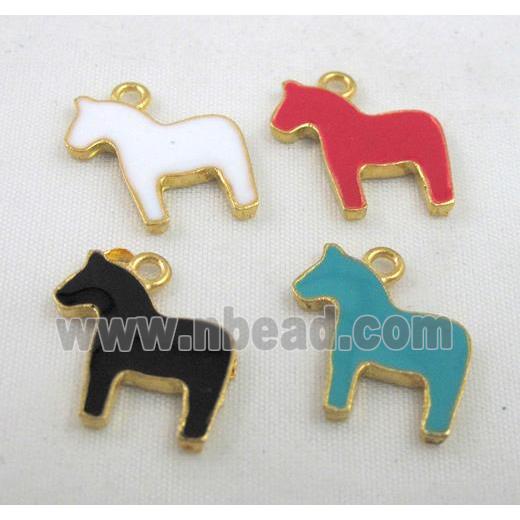 bracelet bar, enamel alloy pendant