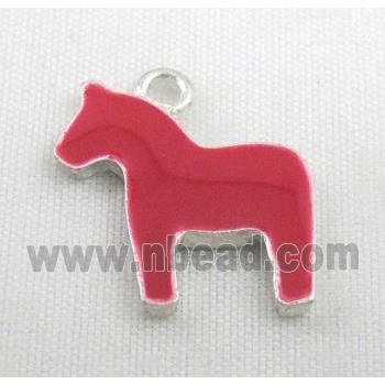 bracelet bar, enamel alloy pendant