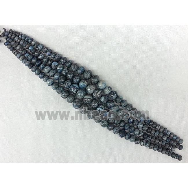 Agate rondelle beads Necklace Chain