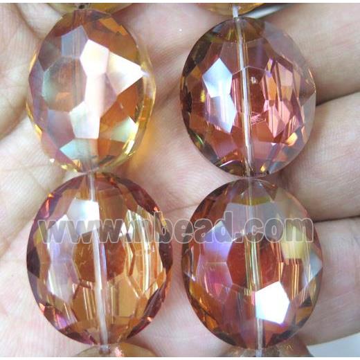 Chinese Crystal Beads, faceted oval