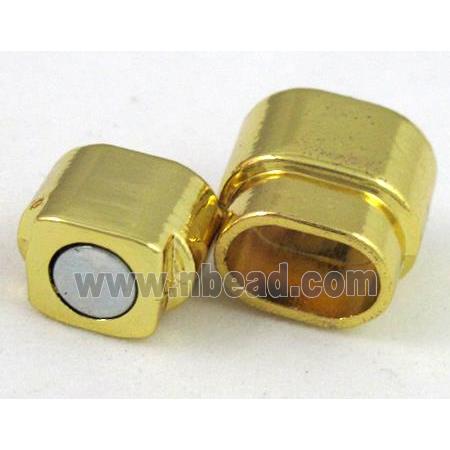 Magnetic Clasp for bracelet, gold plated