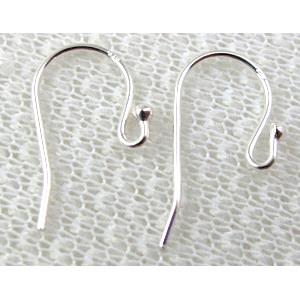 Sterling Silver Earring Hook, 18mm length