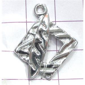 Copper toggle clasps, 20x20mm, stick: 22mm length, color code: E golden