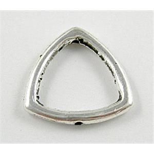 Tibetan Silver Charm Non-Nickel, 15x15x15mm, hole:0.7mm