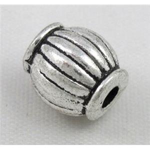 tibetan silver beads non-nickel, approx 9x10mm
