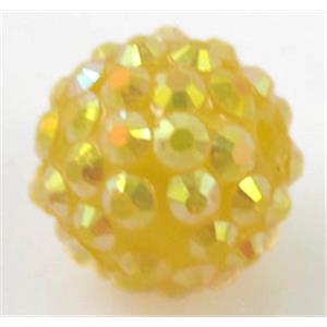 Round crystal rhinestone bead, 22MM dia