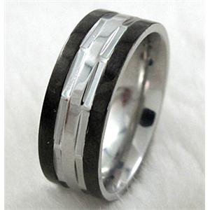 Stainless steel Ring, inside: 18.5mm dia