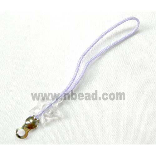 Mobile phone cord, violet