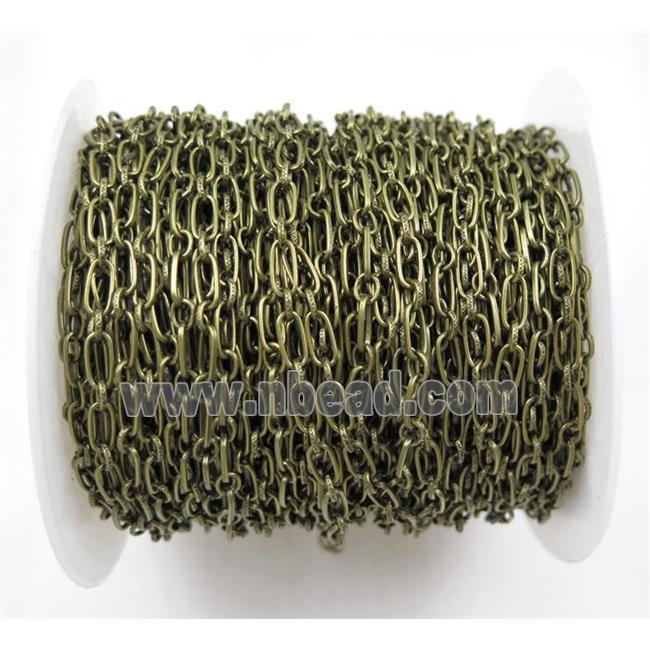 iron chain, Antique bronze plated
