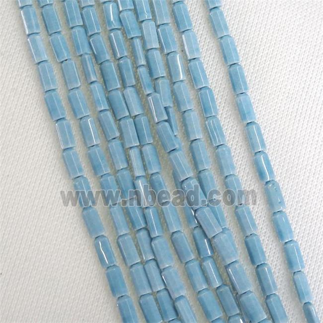 blue Oxidative Agate beads