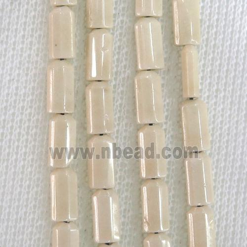 cream Oxidative Agate beads