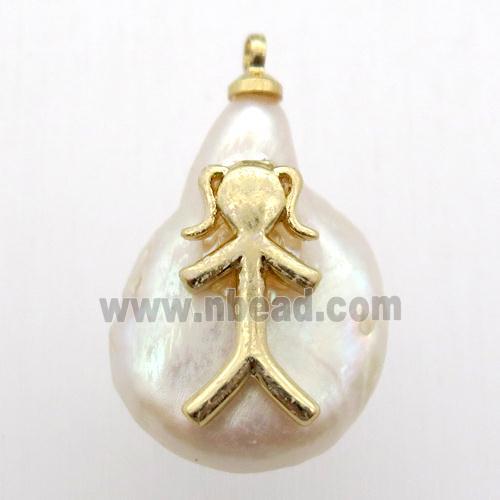 Natural Pearl pendant
