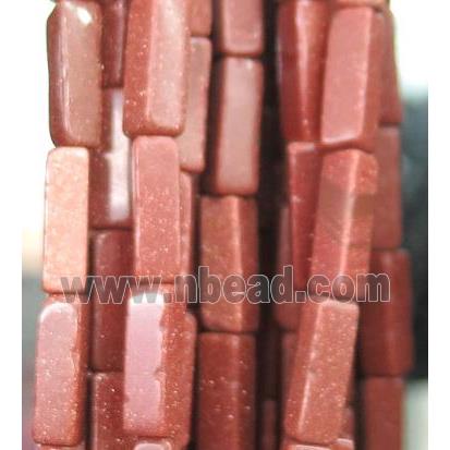 gold sandstone cuboid beads