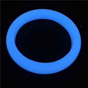 noctilucent stone bangle, approx 8mm wide, 60mm dia