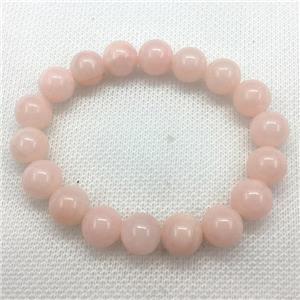 Stretch Jade bracelet, dye, approx 8mm dia, 22pcs per st
