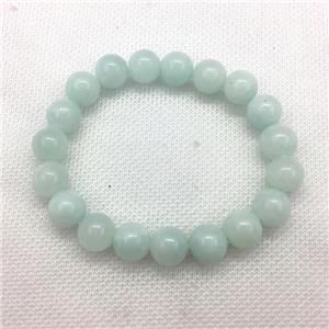 Stretch Jade bracelet, dye, approx 16mm dia, 13pcs per st