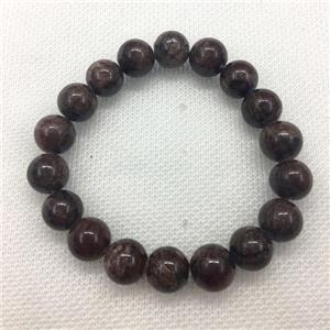 Stretch Jade bracelet, round, dye, approx 10mm dia, 19pcs per st