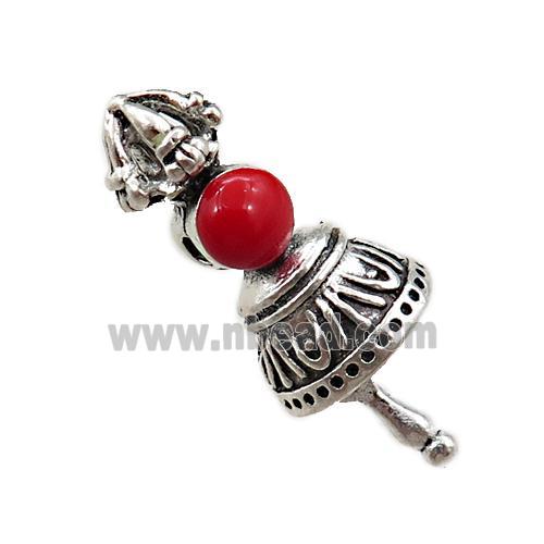 Tibetan KingKong Bell charm zinc pendant