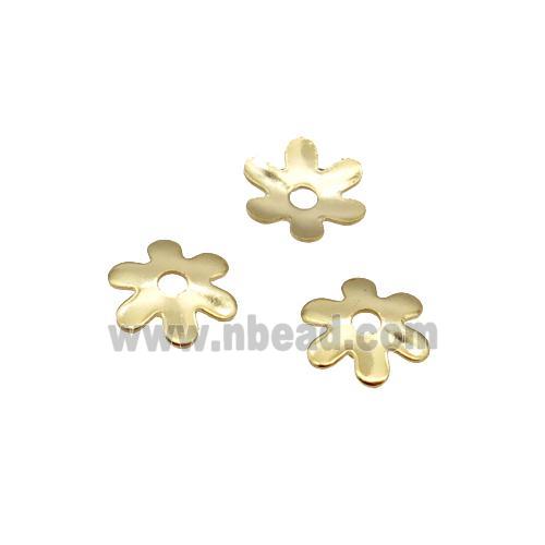 Copper Beads Caps Unfaded 18K Gold Plated